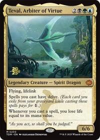 Teval, Arbiter of Virtue - Prerelease Cards - Magic: The Gathering card