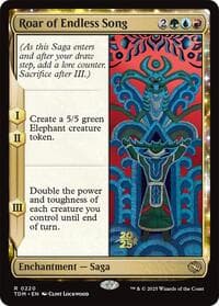Roar of Endless Song - Prerelease Cards - Magic: The Gathering card
