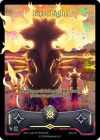 First Light (Full Art) - Clash! Promos - Elestrals card