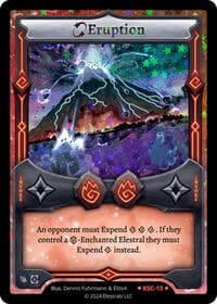 Eruption (Stellar) - Clash! Promos - Elestrals card