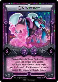 Nitevenom (Stellar) - Clash! Promos - Elestrals card