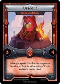 Urscout - Champion of Hestia - Shattered Stars Chapter 2 [SS2] - Elestrals card