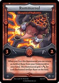 Rummacoal - Champion of Hephaestus - Shattered Stars Chapter 2 [SS2] - Elestrals card
