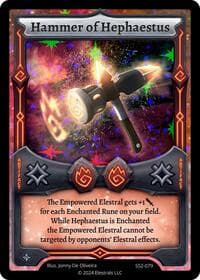 Hammer of Hephaestus - Shattered Stars Chapter 2 [SS2] - Elestrals card