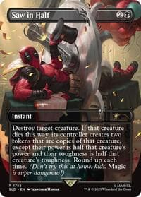 Saw in Half - Secret Lair Drop Series - Magic: The Gathering card
