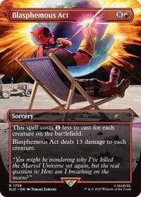 Blasphemous Act (1756) - Secret Lair Drop Series - Magic: The Gathering card