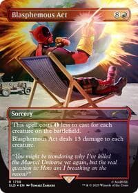 Blasphemous Act (1756) (Rainbow Foil) - Secret Lair Drop Series - Magic: The Gathering card