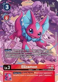 Elizamon (Alternate Art) - World Convergence - Digimon Card Game card