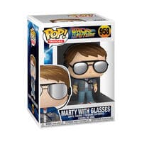 Back to the Future: Marty with Glasses - Pop! Vinyl - Funko card