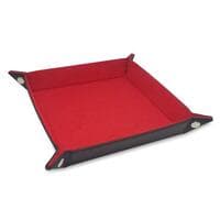 Spectrum Square Dice Tray - Red - BCW Dice Tray Square - Collectible Storage card