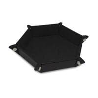 Spectrum Hexagon Dice Tray - Black - BCW Dice Tray Hexagon - Collectible Storage card