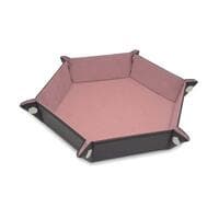Spectrum Hexagon Dice Tray - Pink - BCW Dice Tray Hexagon - Collectible Storage card
