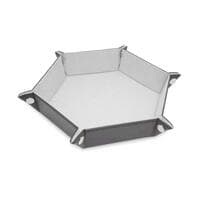 Spectrum Hexagon Dice Tray - White - BCW Dice Tray Hexagon - Collectible Storage card