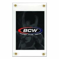 4-Screw Card Holder - Recessed - BCW Toploaders - Collectible Storage card