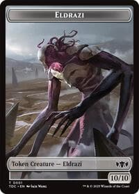 Eldrazi // Citizen Double-Sided Token - Commander: Tarkir: Dragonstorm - Magic: The Gathering card