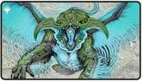 Tarkir: Dragonstorm Black Stitched Playmat for Magic: The Gathering - Temur - Ultra Pro Playmats - Playmats card
