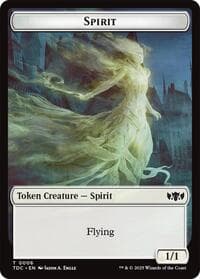 Spirit // Treasure Double-Sided Token - Commander: Tarkir: Dragonstorm - Magic: The Gathering card