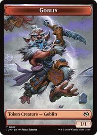 Goblin // Warrior Double-Sided Token - Tarkir: Dragonstorm - Magic: The Gathering card