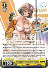 Anis: Sparkling Summer - GODDESS OF VICTORY: NIKKE - Weiss Schwarz card