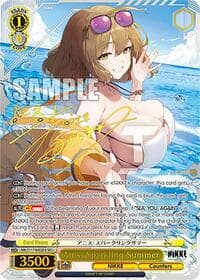 Anis: Sparkling Summer (SEC+) (Gold Stamp) - GODDESS OF VICTORY: NIKKE - Weiss Schwarz card