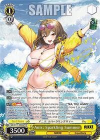 Anis: Sparkling Summer (SP) (Gold Stamp) (Gold Stamp) - GODDESS OF VICTORY: NIKKE - Weiss Schwarz card