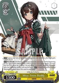 Mica: Snow Buddy (SR) - GODDESS OF VICTORY: NIKKE - Weiss Schwarz card