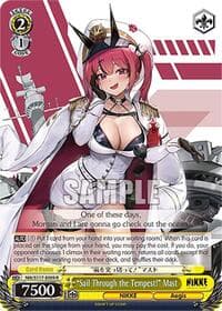 "Sail Through the Tempest!" Mast - GODDESS OF VICTORY: NIKKE - Weiss Schwarz card
