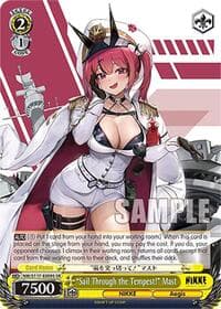 "Sail Through the Tempest!" Mast (SR) - GODDESS OF VICTORY: NIKKE - Weiss Schwarz card