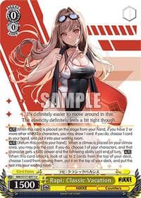 Rapi: Classic Vacation - GODDESS OF VICTORY: NIKKE - Weiss Schwarz card