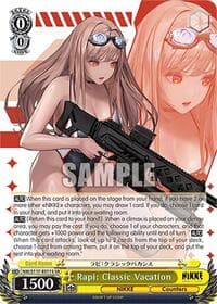 Rapi: Classic Vacation (SR) - GODDESS OF VICTORY: NIKKE - Weiss Schwarz card