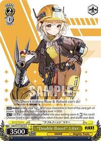 "Double Boost" Liter - GODDESS OF VICTORY: NIKKE - Weiss Schwarz card