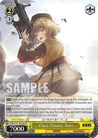 Class Clown, Anis (SR) - GODDESS OF VICTORY: NIKKE - Weiss Schwarz card