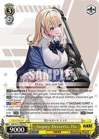 Sugary Desserts, Tia - GODDESS OF VICTORY: NIKKE - Weiss Schwarz card