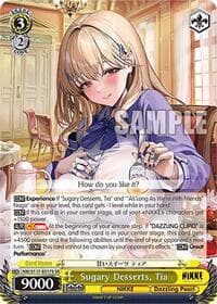 Sugary Desserts, Tia (SR) - GODDESS OF VICTORY: NIKKE - Weiss Schwarz card