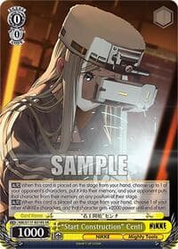 "Start Construction" Centi (SR) - GODDESS OF VICTORY: NIKKE - Weiss Schwarz card