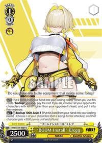 "BOOM Install" Elegg - GODDESS OF VICTORY: NIKKE - Weiss Schwarz card