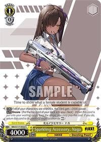 Sparkling Accessory, Naga - GODDESS OF VICTORY: NIKKE - Weiss Schwarz card