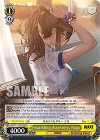 Sparkling Accessory, Naga (SR) - GODDESS OF VICTORY: NIKKE - Weiss Schwarz card