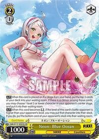 Neon: Blue Ocean (SR) - GODDESS OF VICTORY: NIKKE - Weiss Schwarz card