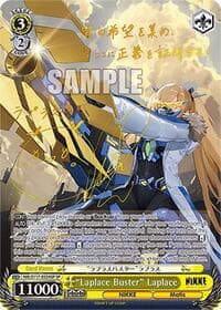 "Laplace Buster" Laplace (SP) (Gold Stamp) - GODDESS OF VICTORY: NIKKE - Weiss Schwarz card