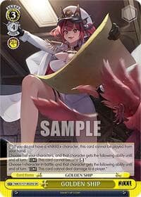 GOLDEN SHIP (SR) - GODDESS OF VICTORY: NIKKE - Weiss Schwarz card