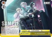 D-OUTSIDERS (RRR) - GODDESS OF VICTORY: NIKKE - Weiss Schwarz card