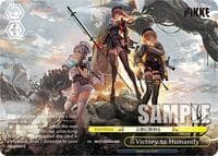 Victory to Humanity (RRR+) - GODDESS OF VICTORY: NIKKE - Weiss Schwarz card