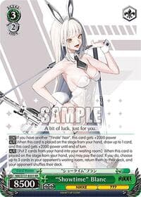 "Showtime" Blanc - GODDESS OF VICTORY: NIKKE - Weiss Schwarz card