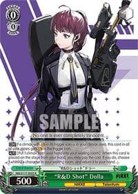 "R&D Shot" Dolla - GODDESS OF VICTORY: NIKKE - Weiss Schwarz card