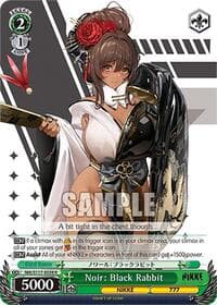 Noir: Black Rabbit - GODDESS OF VICTORY: NIKKE - Weiss Schwarz card