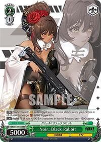 Noir: Black Rabbit (SR) - GODDESS OF VICTORY: NIKKE - Weiss Schwarz card