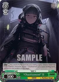 "Chastisement" D (SR) - GODDESS OF VICTORY: NIKKE - Weiss Schwarz card