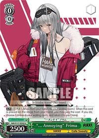 "... Annoying" Frima - GODDESS OF VICTORY: NIKKE - Weiss Schwarz card