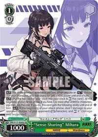 "Sense Sharing" Mihara (SR) - GODDESS OF VICTORY: NIKKE - Weiss Schwarz card